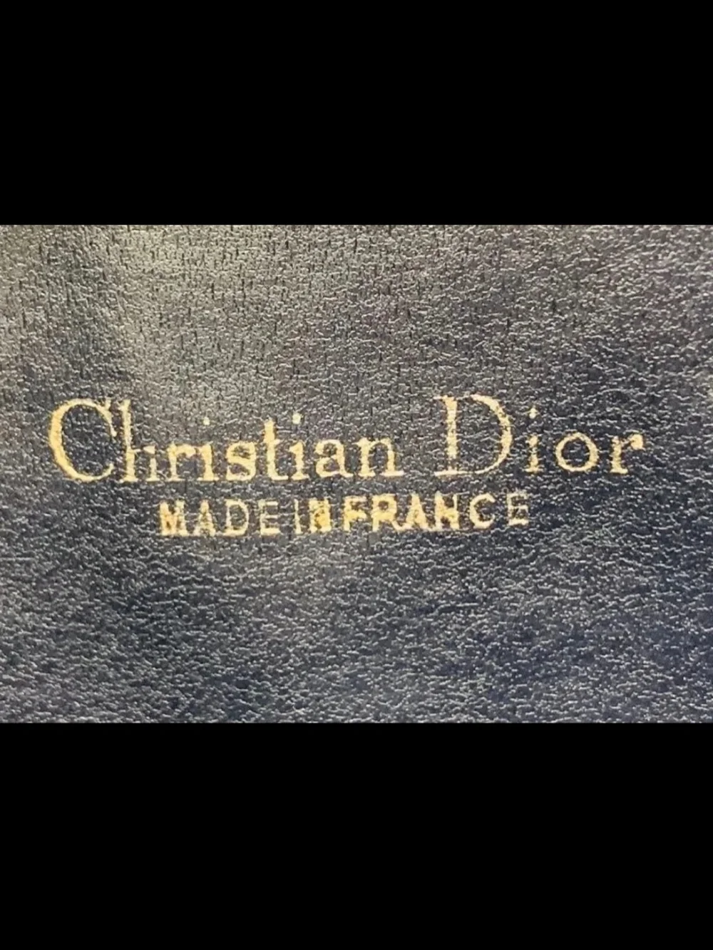 Dior Navy and Beige CD Jacquard Satchel